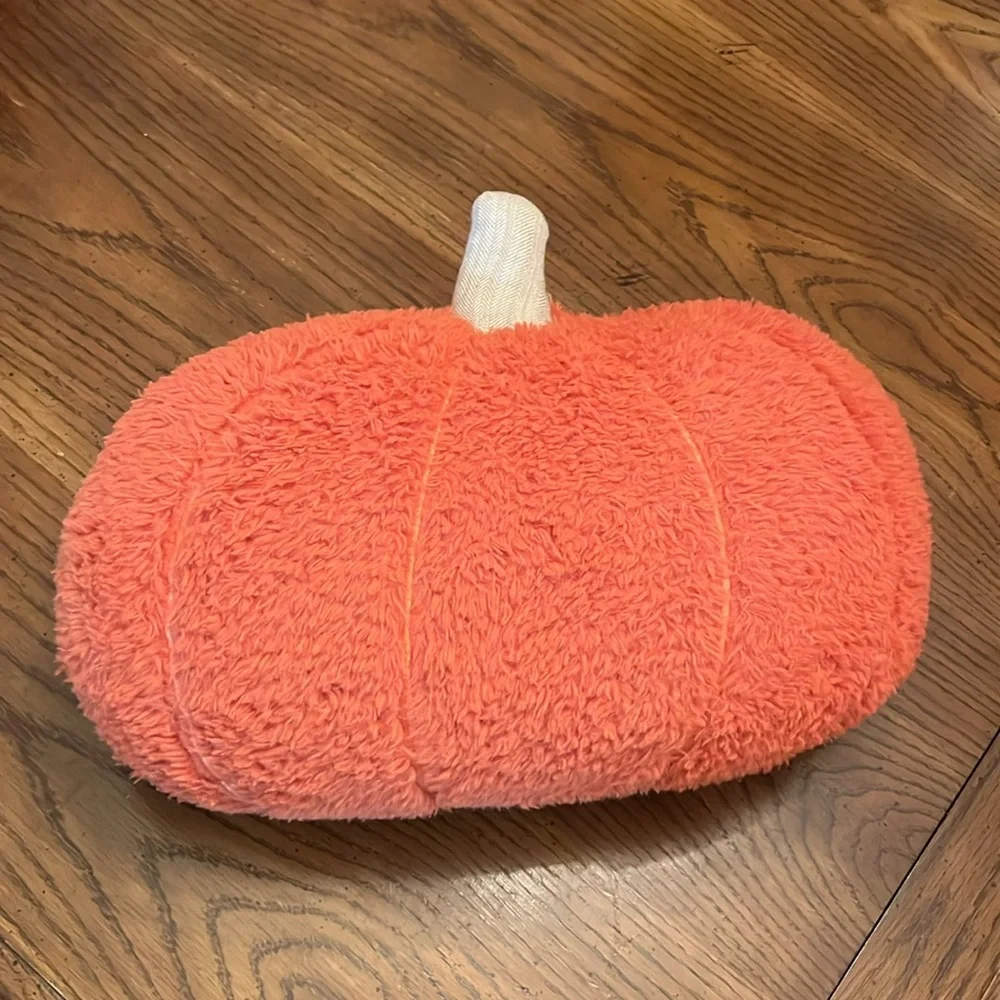 Rachel Ashwell pumpkin‎ pillows, 3 available-1 orange and 2 brown